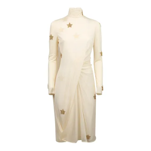 Burberry , Starry Elegance Dress ,White female, Sizes: