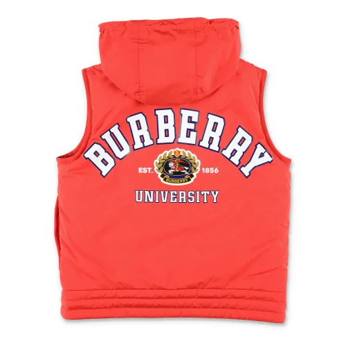 Burberry , Stylish Vest Jacket ,Red male, Sizes: