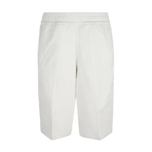 Burberry , Stylish White Cotton Logo Shorts ,White male, Sizes: