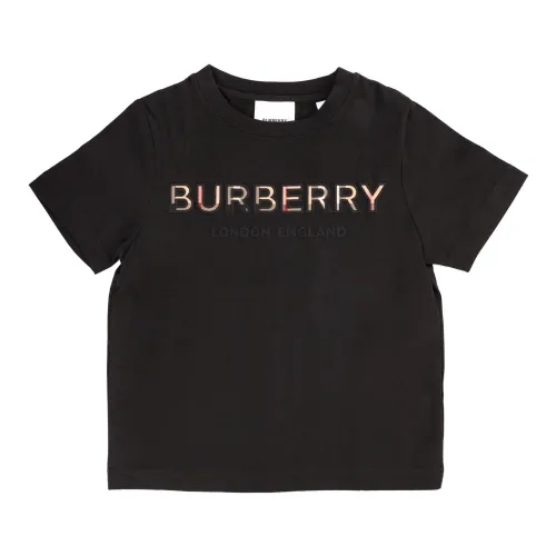 Burberry , T-Shirts ,Black male, Sizes: