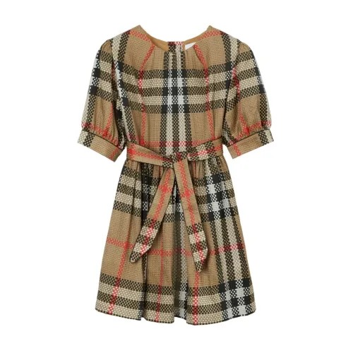 Burberry , Vintage Check Beige Dress ,Beige female, Sizes:
