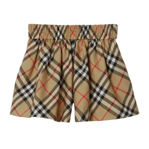 Burberry , Vintage Check Beige Shorts ,Beige female, Sizes: