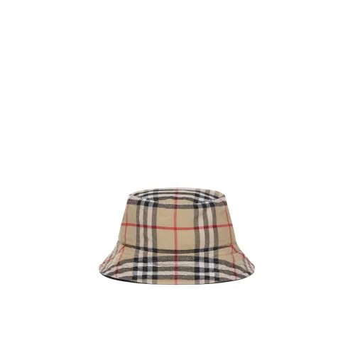 Burberry , Vintage Check Bucket Hat ,Beige male, Sizes: