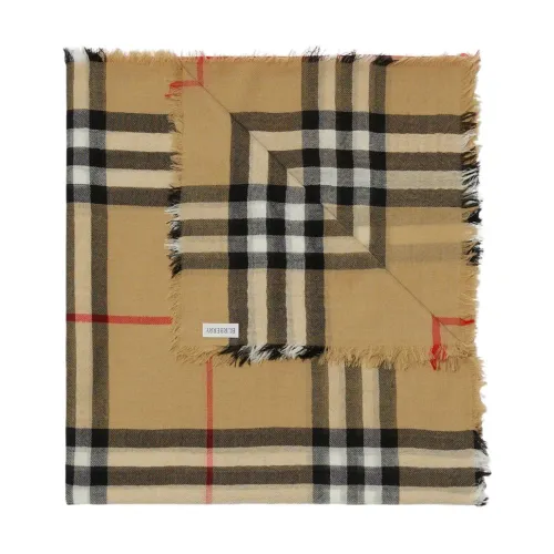Burberry , Vintage Check Pattern Scarf ,Multicolor unisex, Sizes: ONE