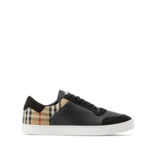 Burberry , Vintage Check Sneakers ,Black male, Sizes:
