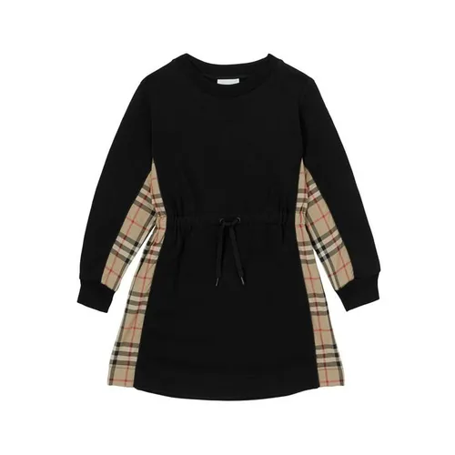 BURBERRY Vintage Check Sweater Dress - Black
