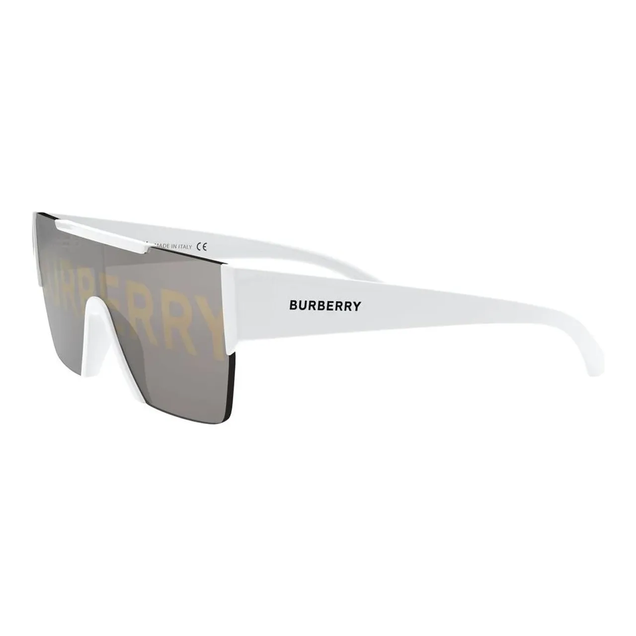 Burberry , White/Grey Gold Sunglasses ,Multicolor male, Sizes: