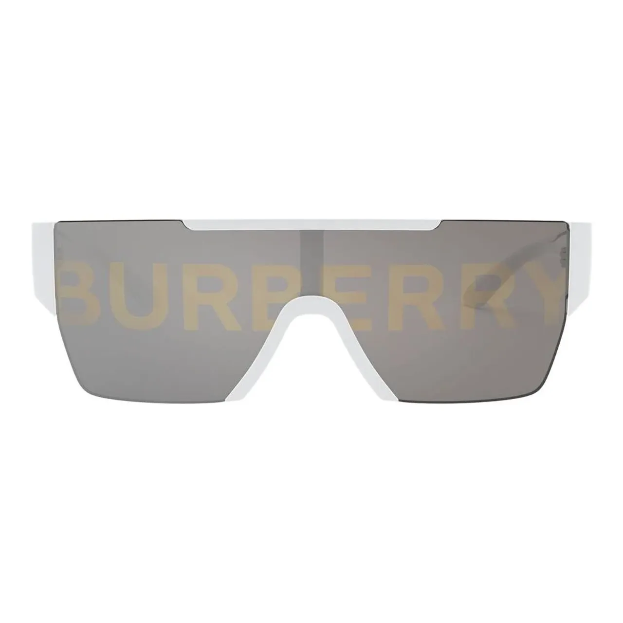 Burberry , White/Grey Gold Sunglasses ,Multicolor male, Sizes:
