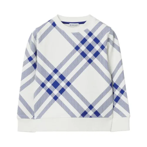 Burberry , White Kids Sweaters ,White male, Sizes:
