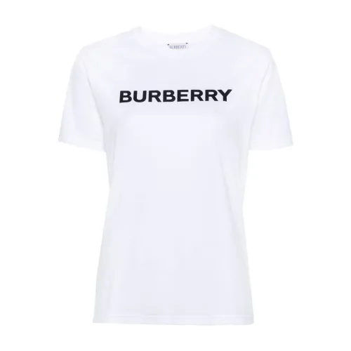 Burberry , White T-Shirts Polos for Women ,White female, Sizes: