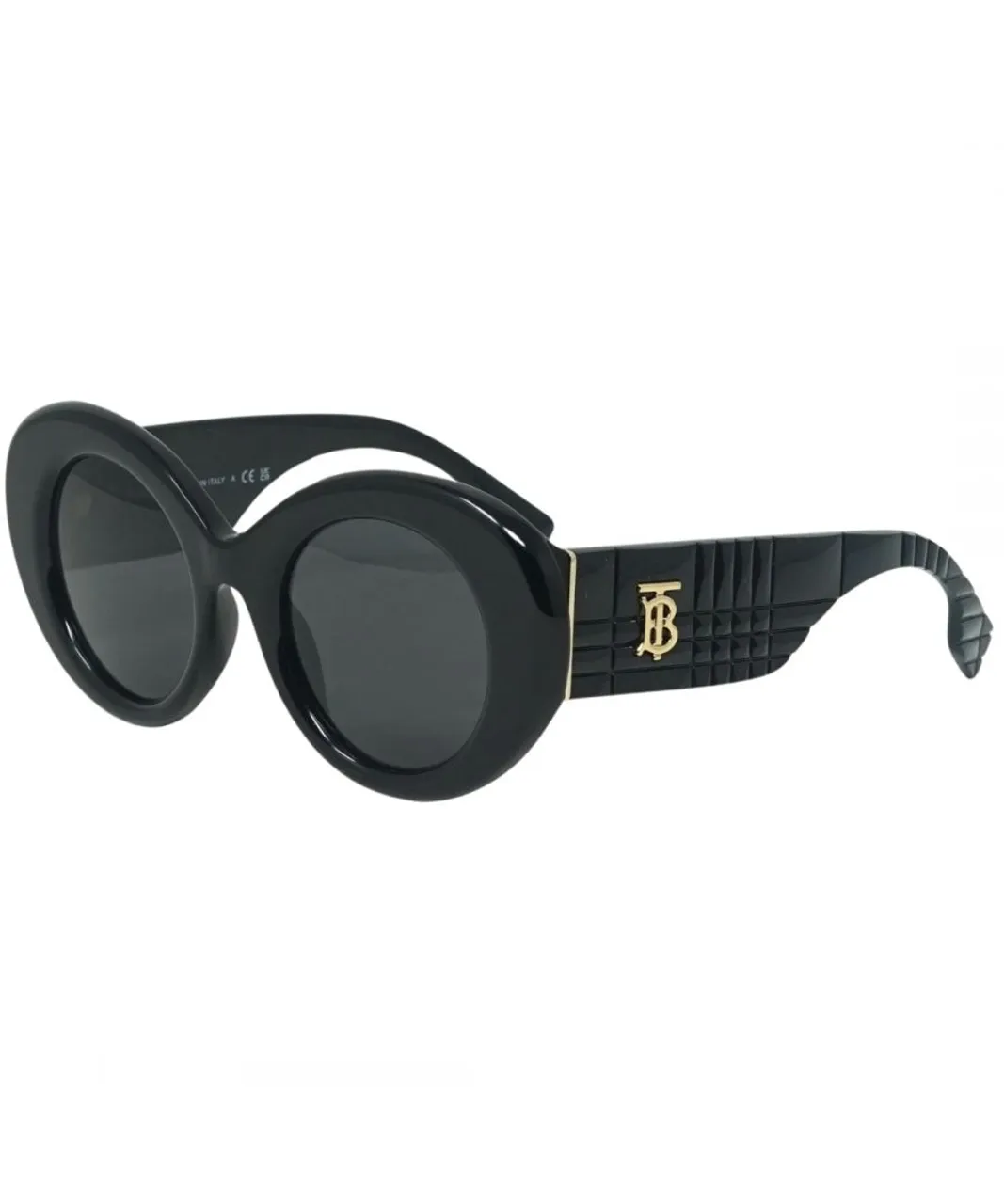 Burberry Womens BE4370U 300187 Margot Black Sunglasses - One