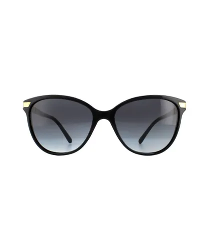 Burberry Womens Sunglasses BE4216 30018G Black With Gold Detailing Grey Gradient - One