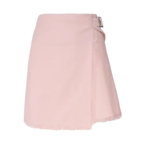 Burberry , Wool Kilt Skirt Prince of Wales ,Pink female, Sizes: