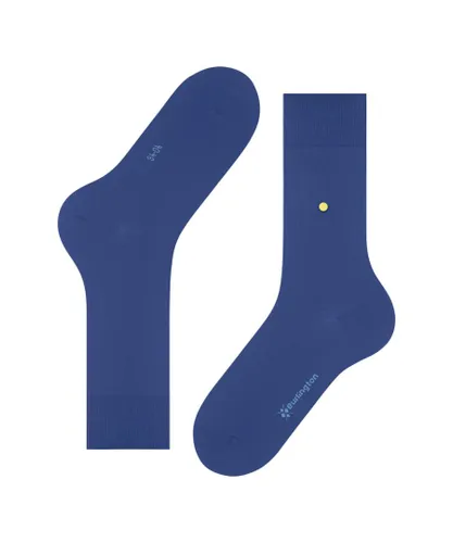 Burlington Mens Lord Sock in Blue Fabric