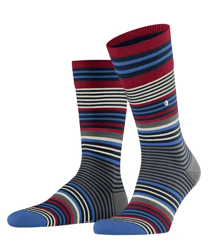Burlington Men's Stripe M SO Wool Patterned 1 Pair Socks