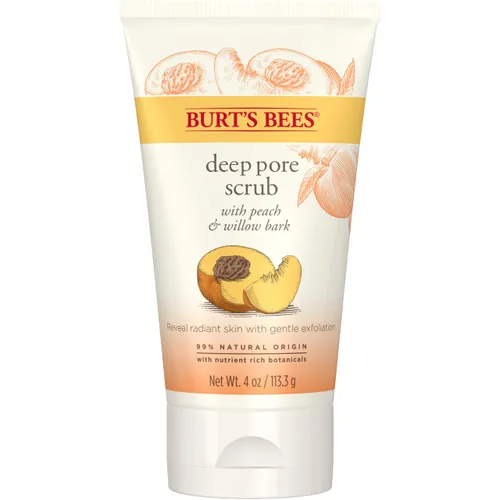 Burt's Bees 99.9% Natural Peach and Willow Bark Deep Pore