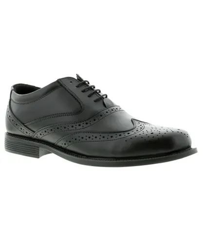 Business Class Mens Shoes Work School Formal Lloyd Leather Lace Up black Leather (archived)