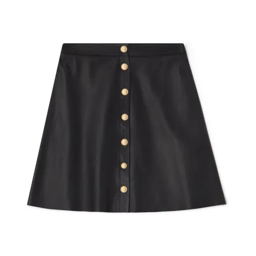 Busnel , Alia Leather Skirt - Black ,Black female, Sizes: