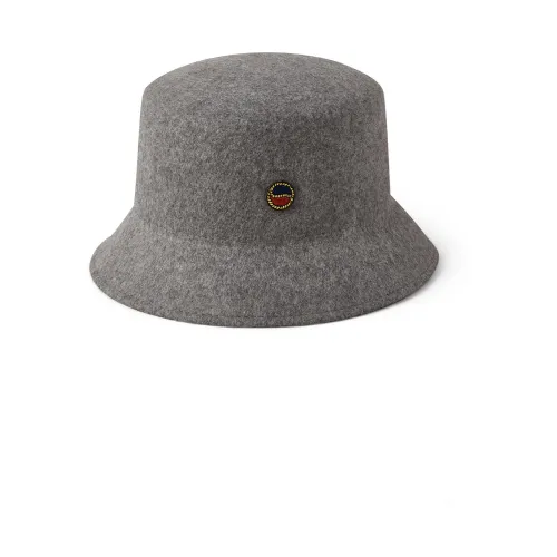 Busnel , Tina Felted Bucket Hat Grey Melange ,Gray female, Sizes: