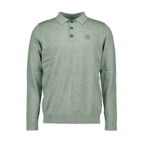 Butcher of Blue , Clifden Polo Sweaters Dark Green ,Green male, Sizes: