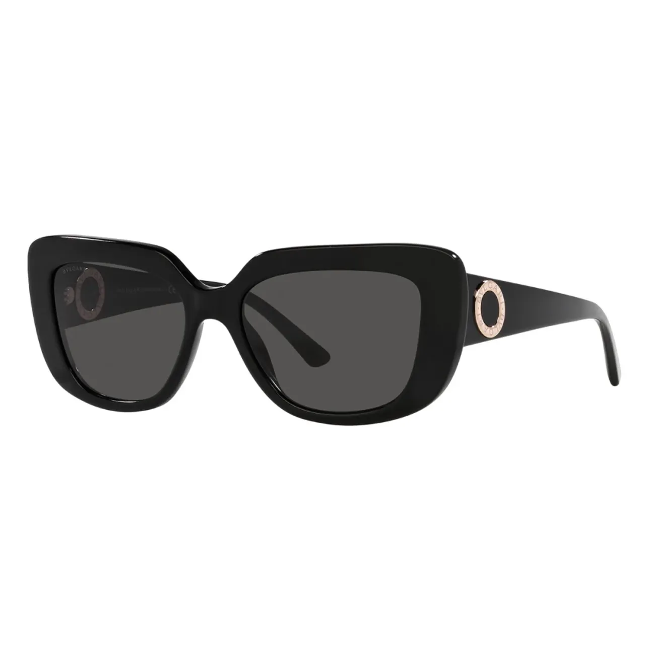Bvlgari , Bulgari Womens Rectangular Sunglasses ,Black female, Sizes: