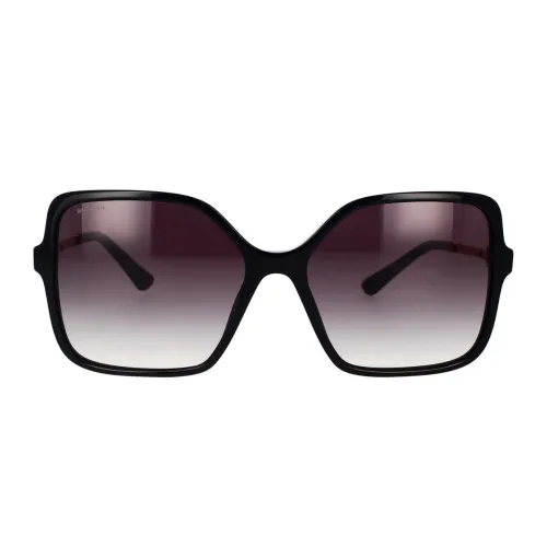 Bvlgari , Bulgari Womens Square Sunglasses ,Black female, Sizes:
