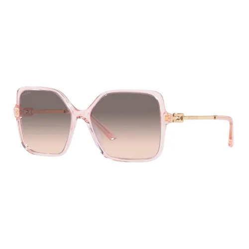 Bvlgari , Pink Shaded Sunglasses ,Pink female, Sizes: