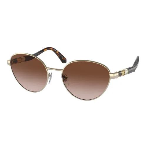 Bvlgari , Serpenti Sunglasses in Pale Gold/Brown Shaded ,Brown female, Sizes: