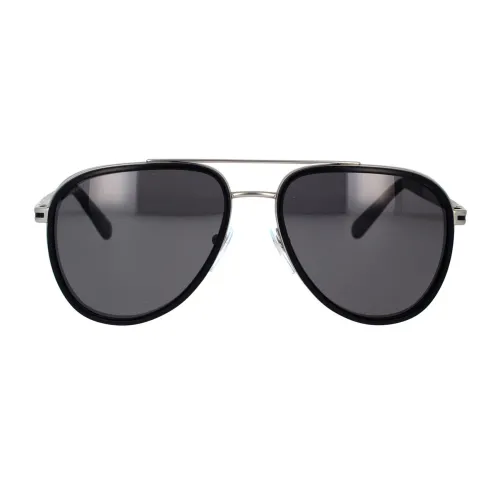Bvlgari , Unique Pilot Style Sunglasses with Polarized Lenses ,Black female, Sizes: