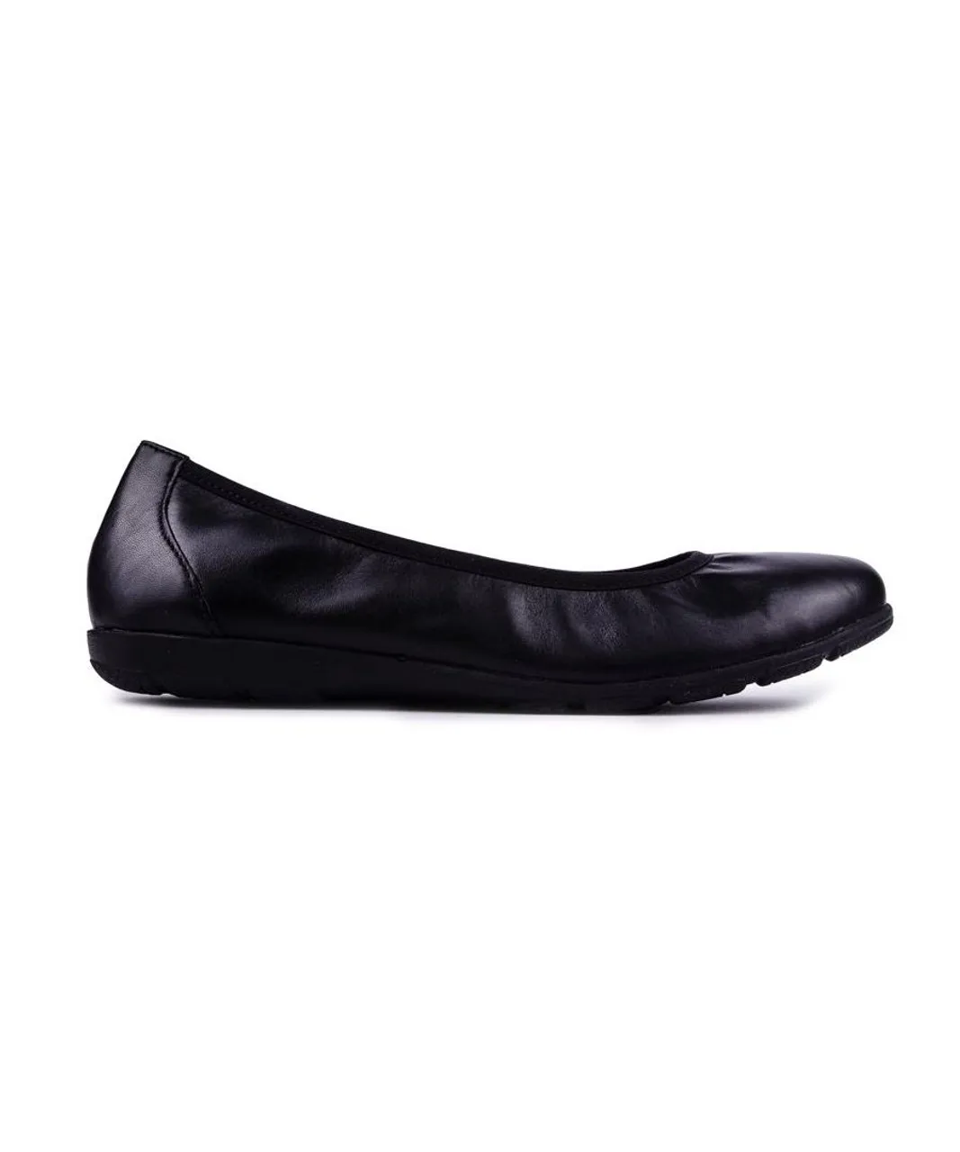 By Caprice Womens Leather Shoes - Black