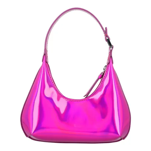 By FAR , Fuchsia Leather Handle Handbag ,Pink female, Sizes: ONE SIZE