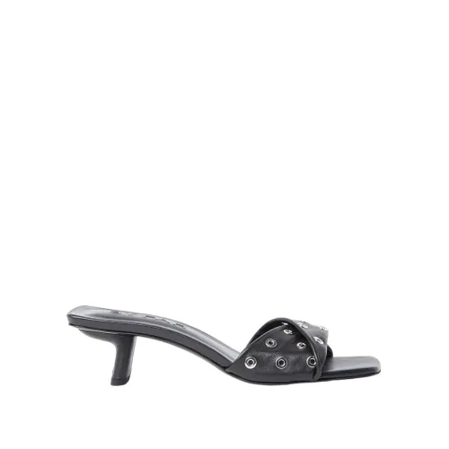 By FAR , Rocco High Heel Sandals ,Black female, Sizes: