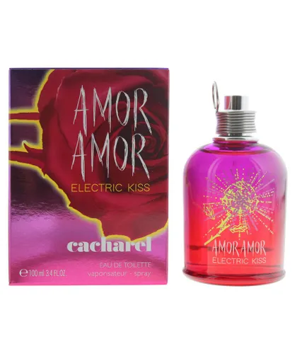 Cacharel Womens Amor Electric Kiss Eau de Toilette 100ml Spray For Her - Pink - One Size