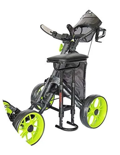 CaddyTek Golf Push Cart Removable Seat - Lightweight