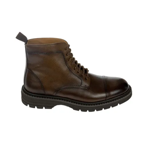 Calce , Lace-up Boots ,Brown male, Sizes: