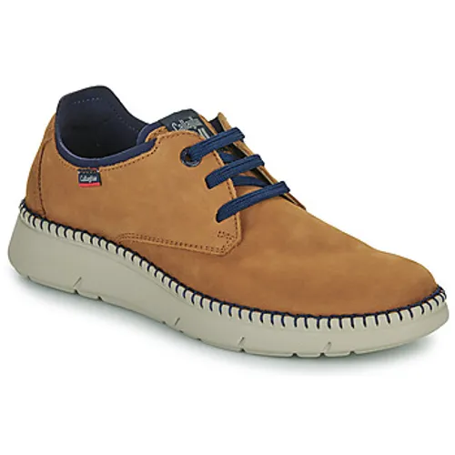 CallagHan  Used Cuero Persa Marino  men's Shoes (Trainers) in Brown