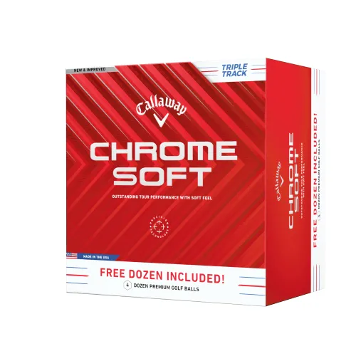 Callaway Chrome Soft 2024 Triple Track - 4 for 3 Pack