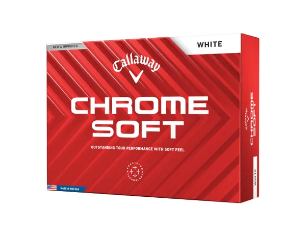 Callaway Golf Chrome Soft Premium Tour Golf Ball 2024 White