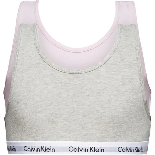 Calvin Klein 2 Pack Bralets - Grey