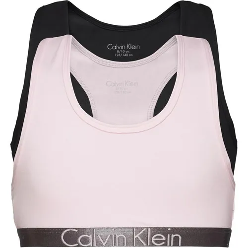 Calvin Klein 2 Pack Junior Girls Bralettes - Black