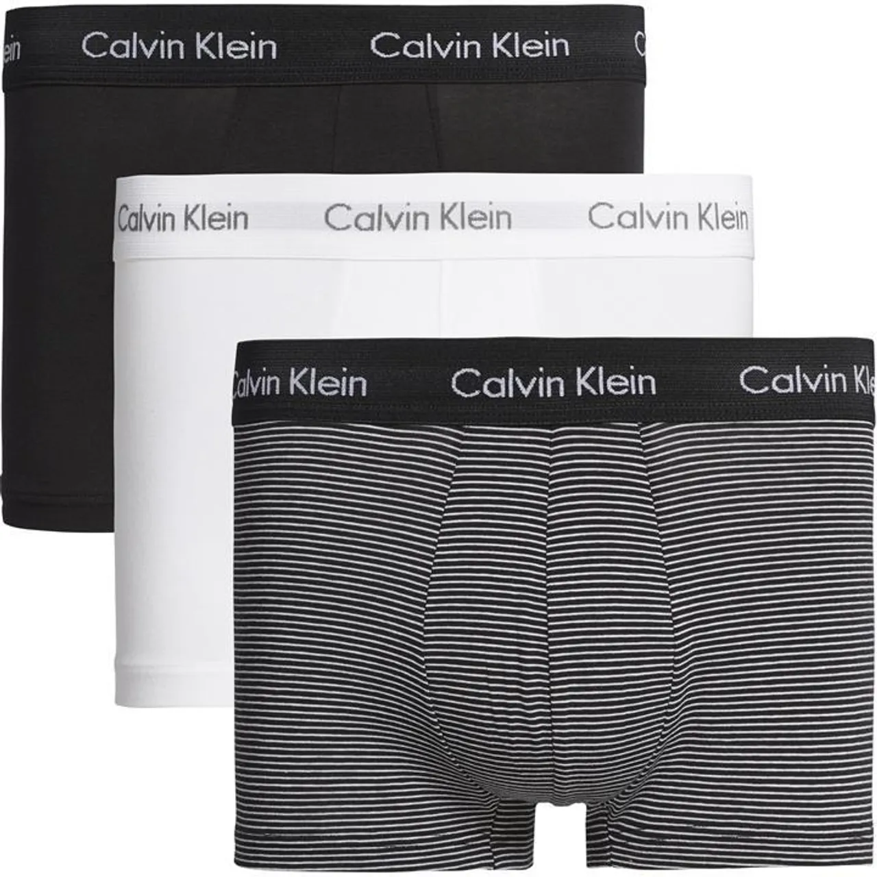 Calvin Klein 3 Pack Low Rise Boxer Shorts Mens - White