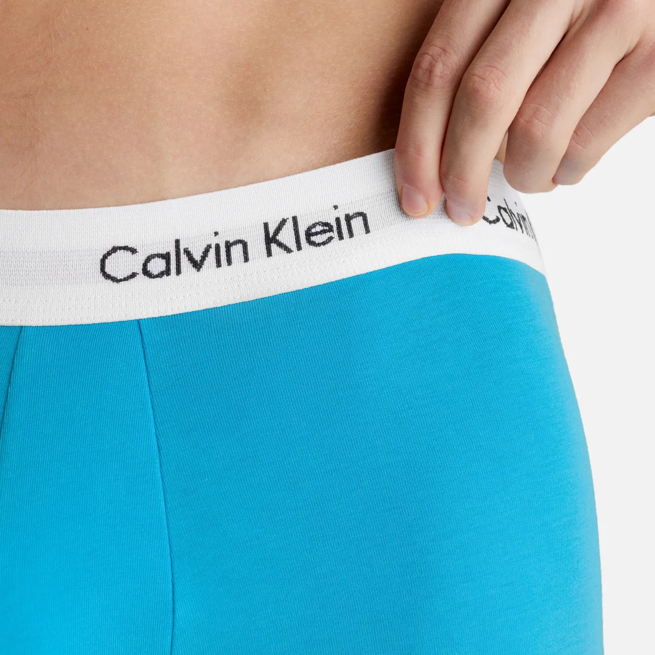 Calvin Klein 3-Pack Low Rise Cotton-Blend Trunks