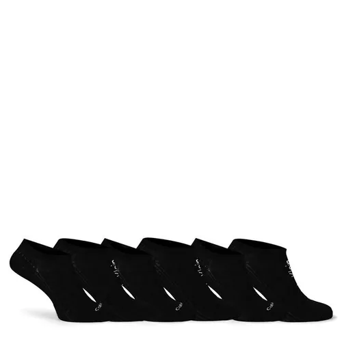 Calvin Klein 6 Pack Trainer Socks Ladies - Black