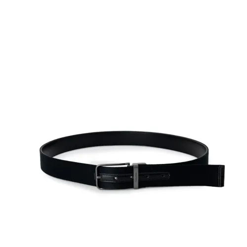 Calvin Klein , Adjustable Leather/Web Light Frame 35mm ,Black male, Sizes: