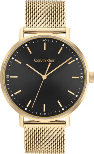 Calvin Klein Analogue Quartz Watch for men with Gold