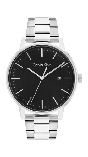 Calvin Klein Analogue Quartz Watch for Men with Silver