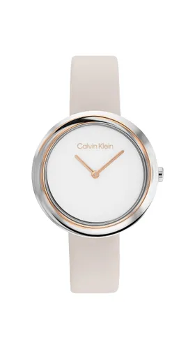 Calvin Klein Analogue Quartz Watch for Women with Grey