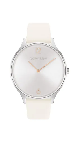 Calvin Klein Analogue Quartz Watch for Women with White