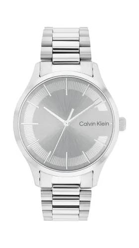 Calvin Klein Analogue Quartz Watch Unisex with Silver