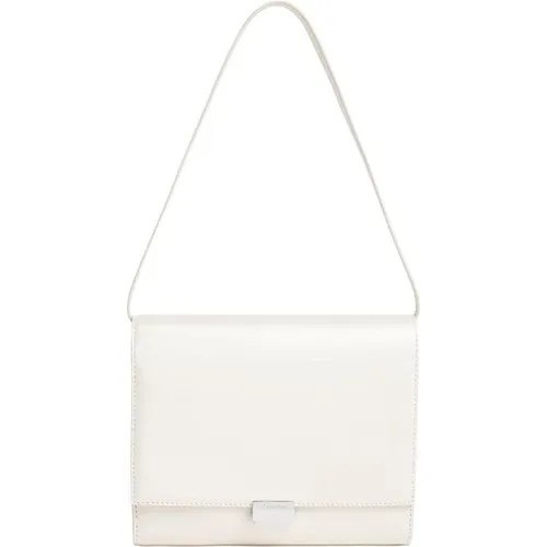 Calvin Klein Archive Hardware Shoulder Bag - White